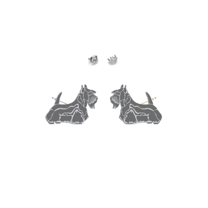 Silver Scottish Terrier earrings - MEJK Jewellery