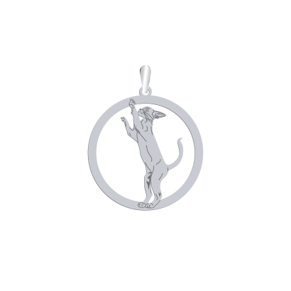 Silver Oriental Shorthair pendant, FREE ENGRAVING - MEJK Jewellery