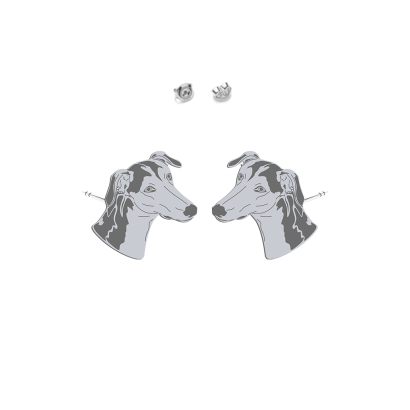 Silver Polish Greyhound earrings - MEJK Jewellery