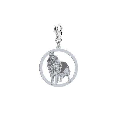 Silver Belgian Tervueren charms, FREE ENGRAVING - MEJK Jewellery