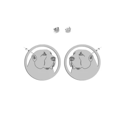 Silver Central Asian Shepherd earrings - MEJK Jewellery