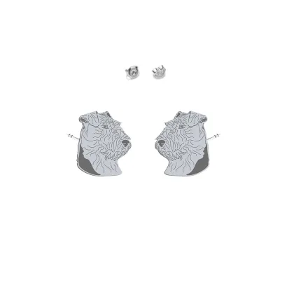 Silver Welsh Terrier earrings - MEJK Jewellery