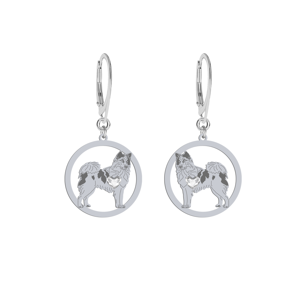 Silver Yakutian Laika earrings, FREE ENGRAVING - MEJK Jewellery