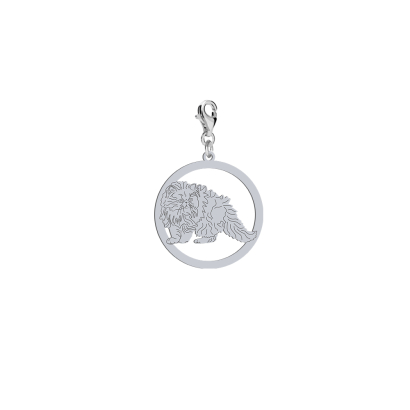 Charms z Kotem Perskim srebro GRAWER GRATIS - MEJK Jewellery