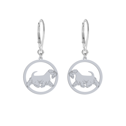 Kolczyki z psem Sealyham Terrier srebro GRAWER GRATIS - MEJK Jewellery