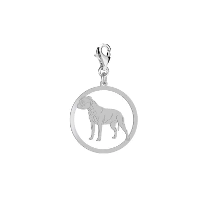 Charms Staffordshire Bull Terrier srebro GRAWER GRATIS - MEJK Jewellery