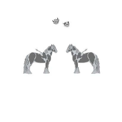 Silver Tinker Horse  earrings - MEJK Jewellery