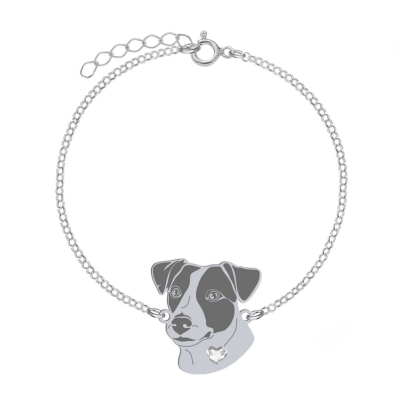 Bransoletka srebro Jack Russell Terrier Krótkowłosy GRAWER GRATIS - MEJK Jewellery