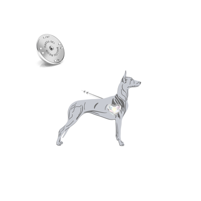 Silver Pharaoh Hound pin - MEJK Jewellery