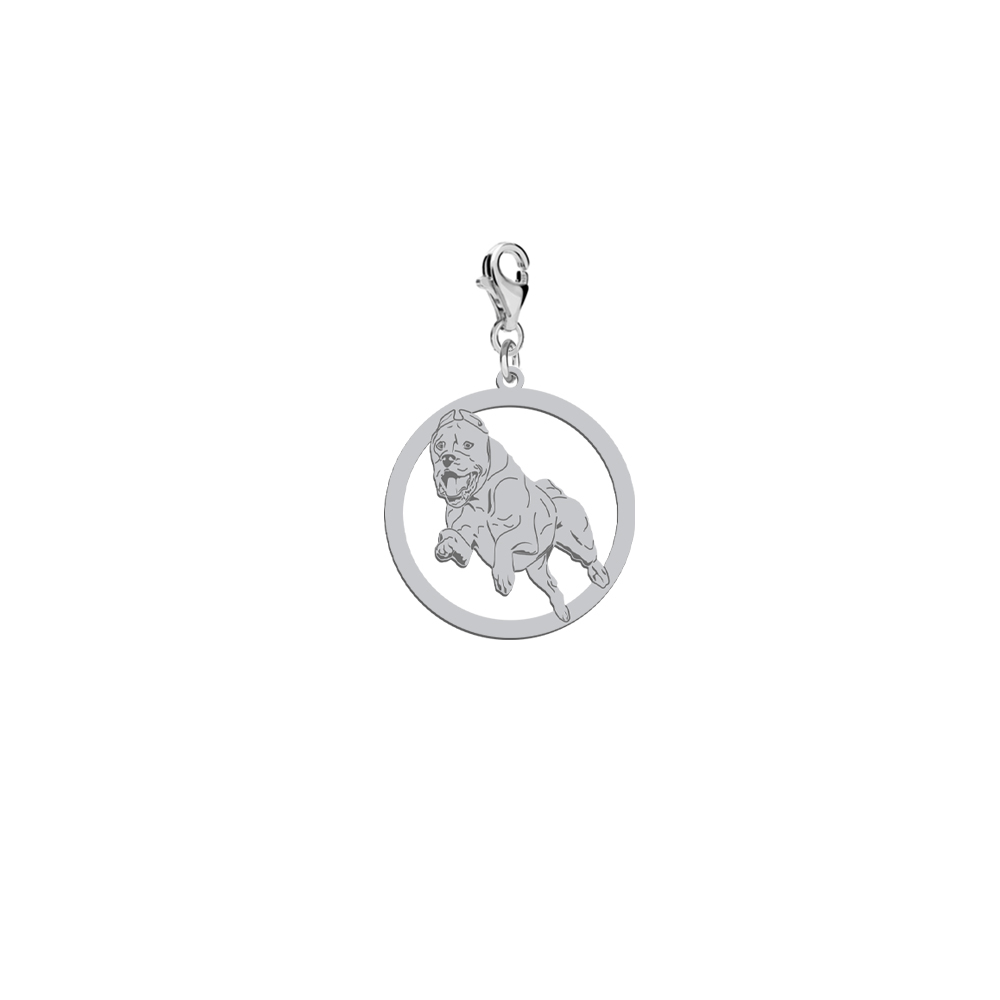 Silver Dogo Argentino engraved charms - MEJK Jewellery