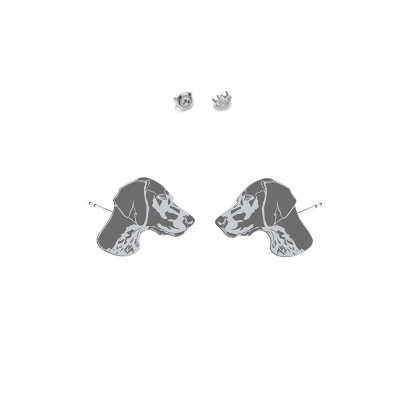 Silver German Shorthaired Pointer earrings - MEJK Jewellery