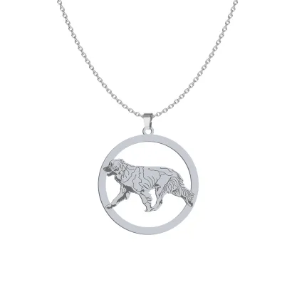 Silver Leonberger necklace, FREE ENGRAVING - MEJK Jewellery