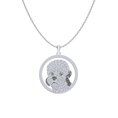 Silver Dandie Dinmont Terrier necklace, FREE ENGRAVING - MEJK Jewellery