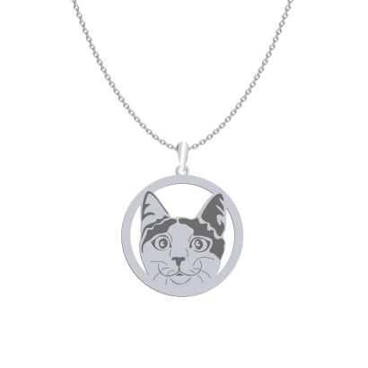 Naszyjnik Kot Japoński Bobtail 925 srebro GRAWER GRATIS - MEJK Jewellery