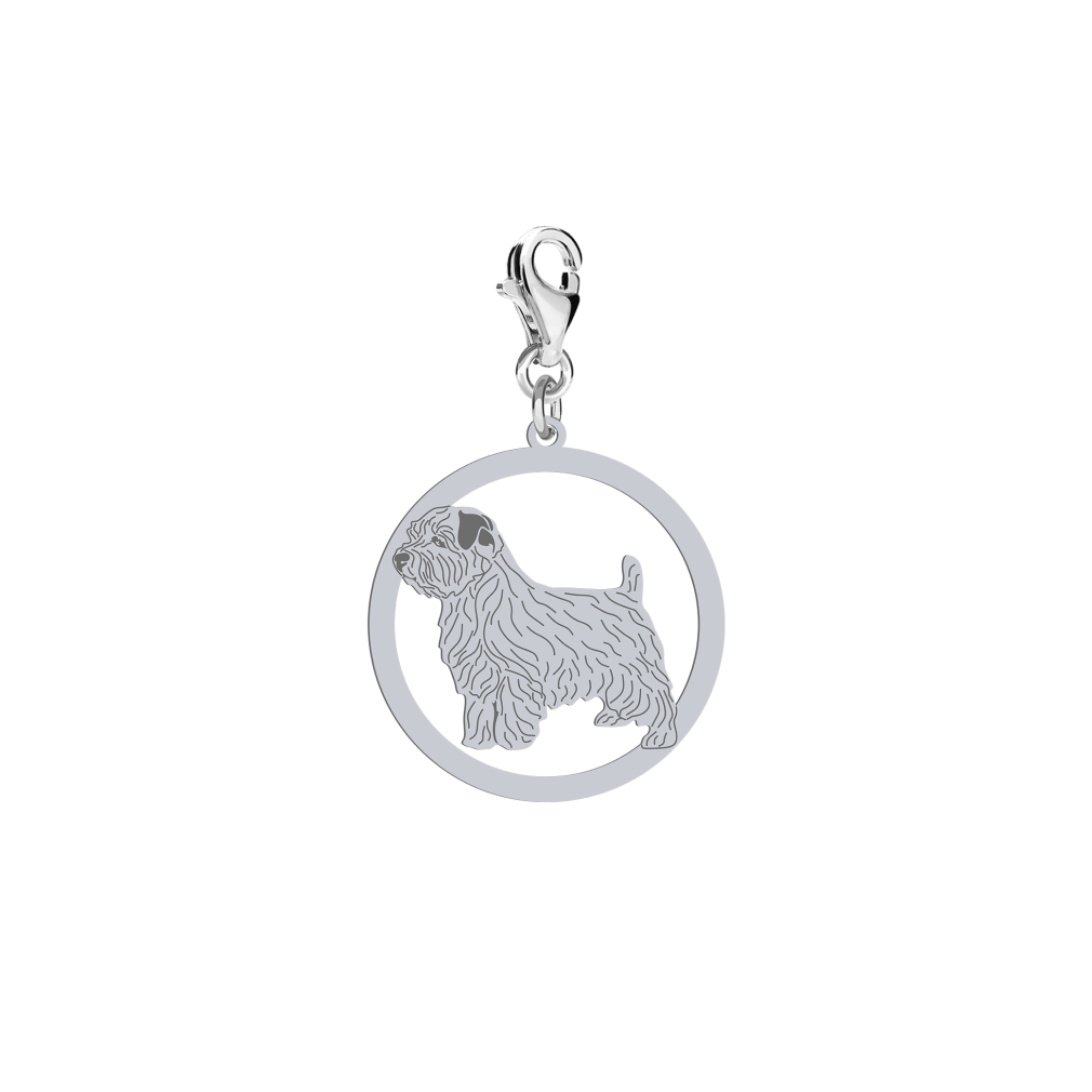 Charms z psem Norfolk Terrier srebro GRAWER GRATIS - MEJK Jewellery