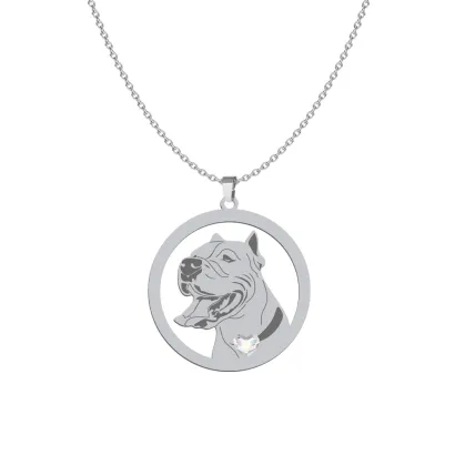 Silver Dogo Argetino necklace, FREE ENGRAVING - MEJK Jewellery
