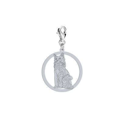 Silver Aphrodite Cat charms, FREE ENGRAVING - MEJK Jewellery