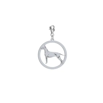 Silver Mexican Hairless Dog charms FREE ENGRAVING - MEJK Jewellery