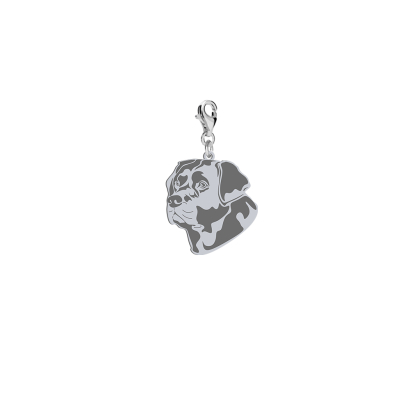 Silver Labrador Retriever charms, FREE ENGRAVING - MEJK Jewellery