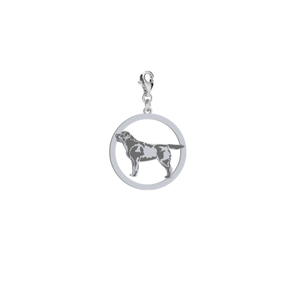 Silver Labrador Retriever charms, FREE ENGRAVING - MEJK Jewellery