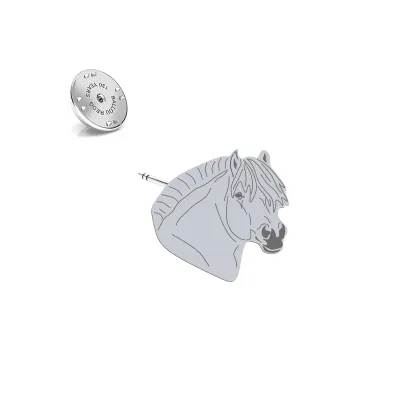 Silver Fjord Horse pin - MEJK Jewellery
