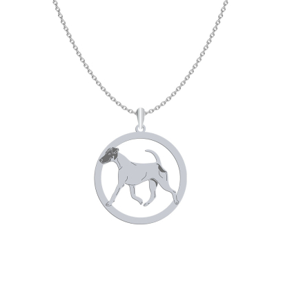Silver Smooth Fox Terrier necklace, FREE ENGRAVING - MEJK Jewellery