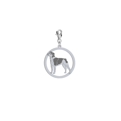Silver Brazilian Terrier charms, FREE ENGRAVING - MEJK Jewellery
