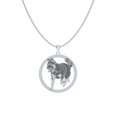 Naszyjnik z psem Chodský pes srebro GRAWER GRATIS - MEJK Jewellery