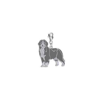 Silver Bernese Mountain Dog charms - MEJK Jewellery