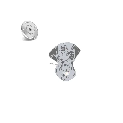 Silver Dalmatian pin - MEJK Jewellery