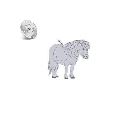 Silver Shetland pony pin - MEJK Jewellery
