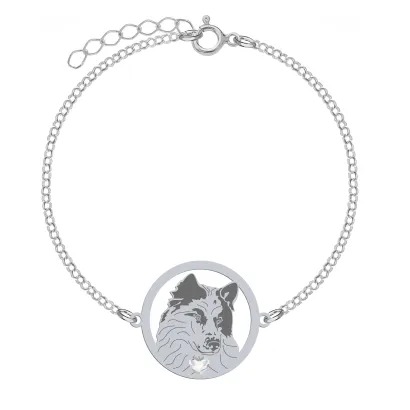Silver Yakutian Laika bracelet, FREE ENGRAVING - MEJK Jewellery