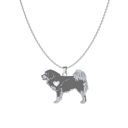 Silver Tinetan Mastiff necklace, FREE ENGRAVING - MEJK Jewellery