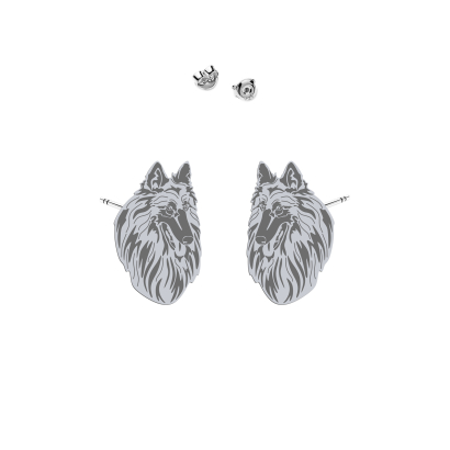 Silver Belgian Tervuren earrings - MEJK Jewellery
