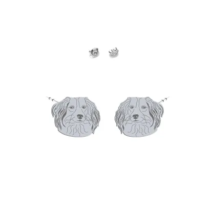 Silver Kooikerhondje earrings - MEJK Jewellery
