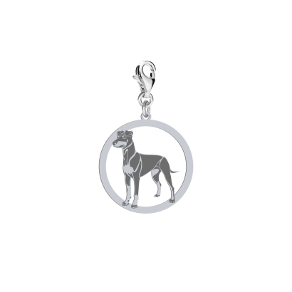 Charms z psem Manchester Terrier srebro GRAWER GRATIS - MEJK Jewellery