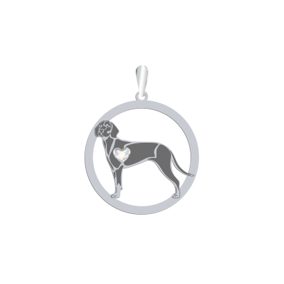 Silver Polish Hunting Dog engraved pendant - MEJK Jewellery
