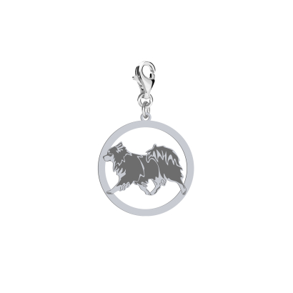 Silver Finnish Lapphund charms, FREE ENGRAVING - MEJK Jewellery