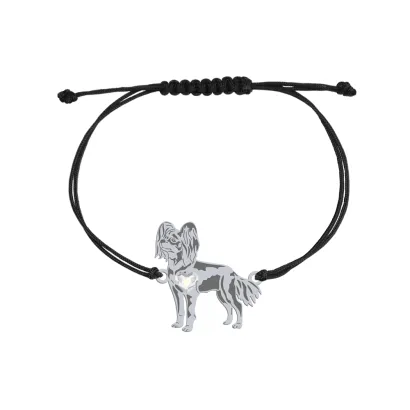 Silver Russian Toy string bracelet with a heart, FREE ENGRAVING - MEJK Jewellery