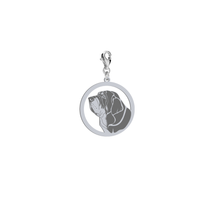 Charms z psem Spanish Mastiff srebro GRAWER GRATIS - MEJK Jewellery