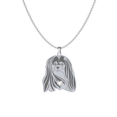 Silver Phalene necklace, FREE ENGRAVING - MEJK Jewellery