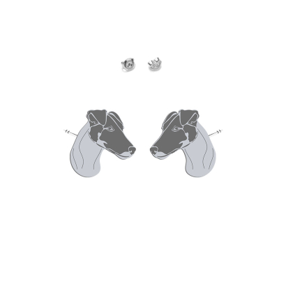 Silver Smooth Fox Terrier earrings - MEJK Jewellery