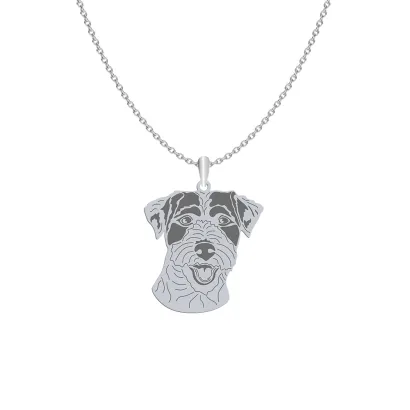 Silver Parson Russell Terrier necklace, FREE ENGRAVING - MEJK Jewellery