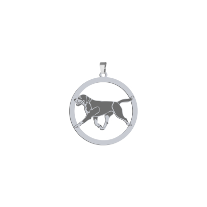 Silver Greater Swiss Mountain Dog pendant, FREE ENGRAVING - MEJK Jewellery