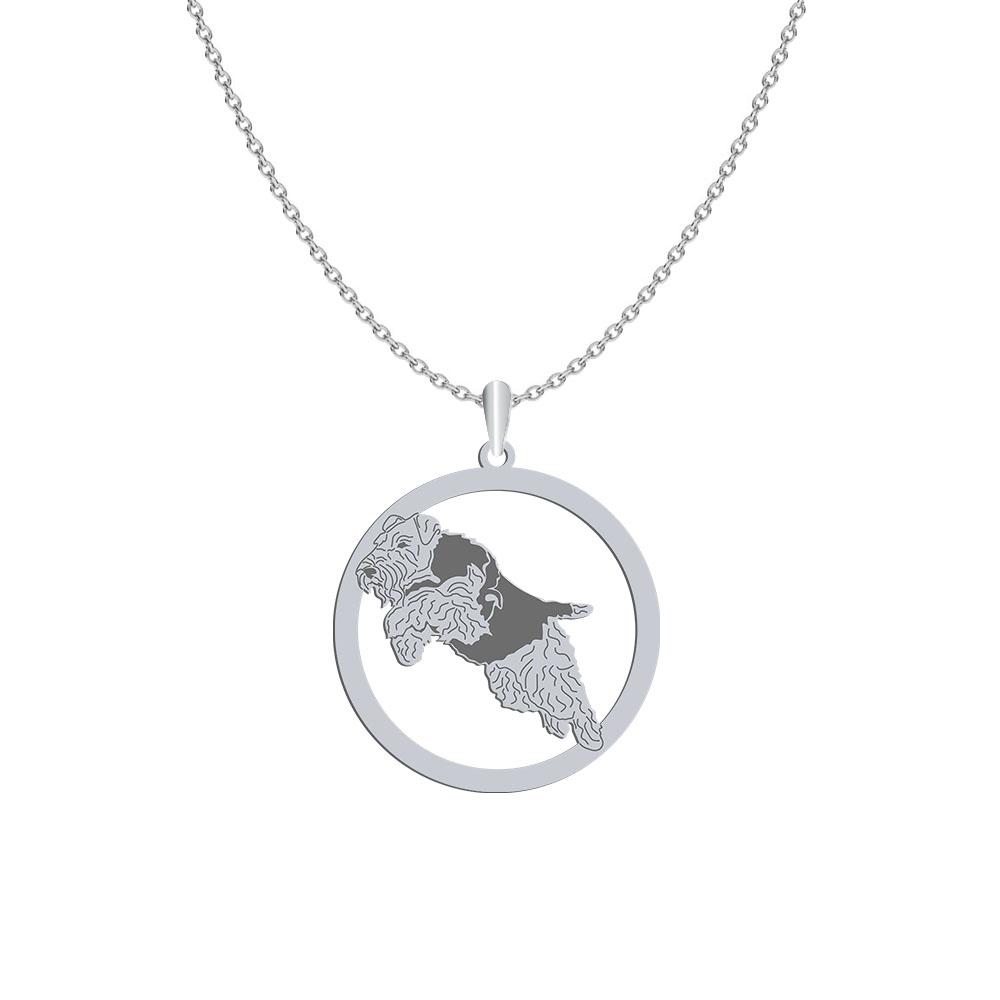 Silver Welsh Terrier engraved necklace - MEJK Jewellery