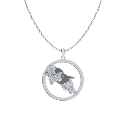 Silver Welsh Terrier engraved necklace - MEJK Jewellery