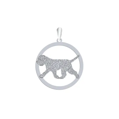 Silver Lagotto Romagnolo pendant, FREE ENGRAVING - MEJK Jewellery
