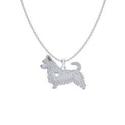Terrier Australijski srebrny naszyjnik GRAWER GRATIS - MEJK Jewellery