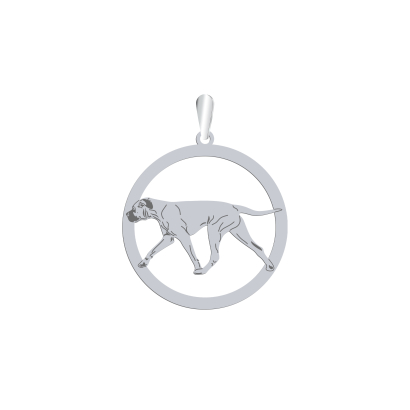 Silver Tosa Inu pendant, FREE ENGRAVING - MEJK Jewellery