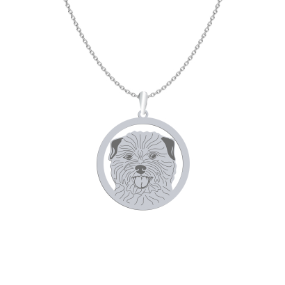 Naszyjnik z psem Norfolk Terrier srebro GRAWER GRATIS - MEJK Jewellery